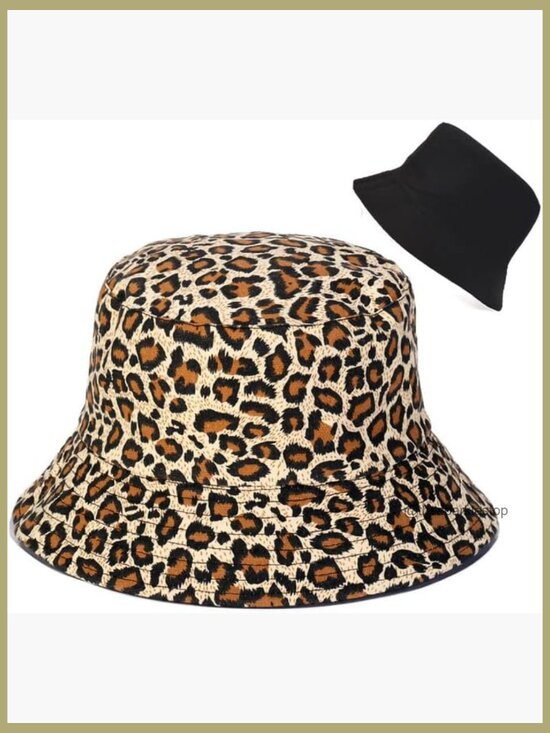 Accessories - Reversible Cotton Bucket Hat Packable Sun Hat for Outdoor Activities